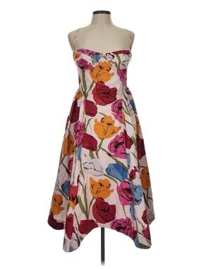 Free People Cherish Printed Midi Dress Size 10 NWT